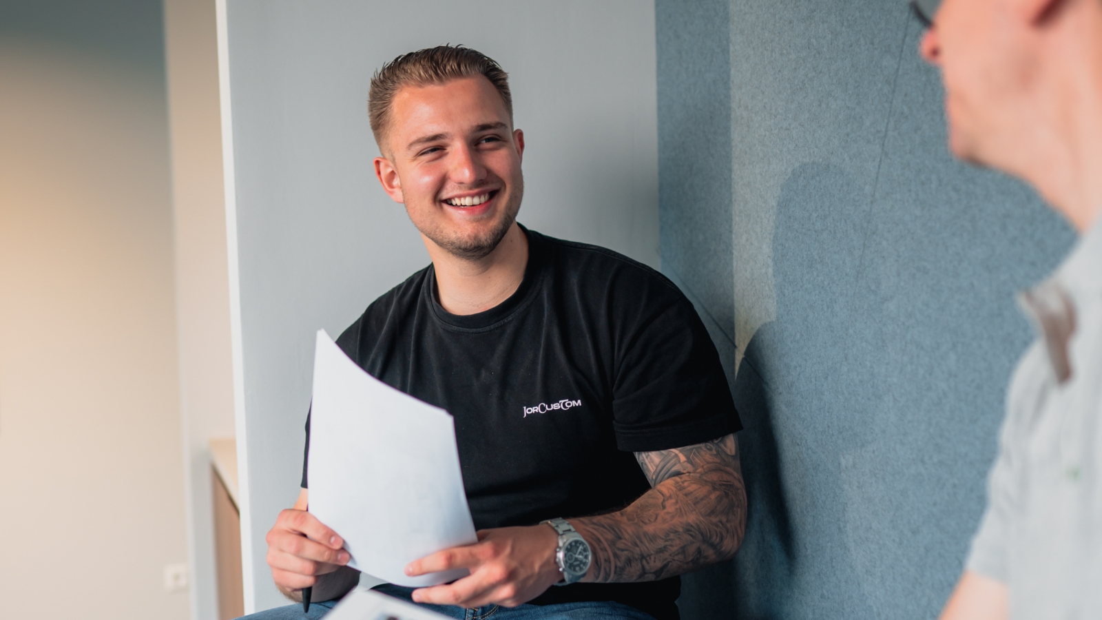 Railey ging van stage naar full-time baan